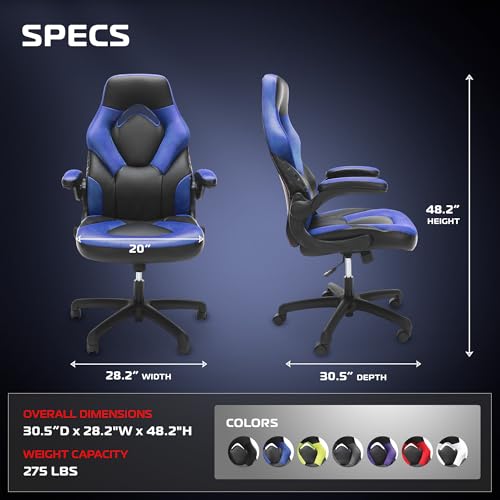 Image of RESPAWN 3085 Gaming Chair, Ergonomic Office Chair, Headrest, Flip-Up Arms