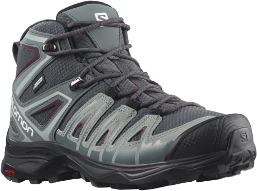Salomon Botas femininas X Ultra Pioneer Mid Climasalomon impermeáveis para trilha, corrida, tênis de