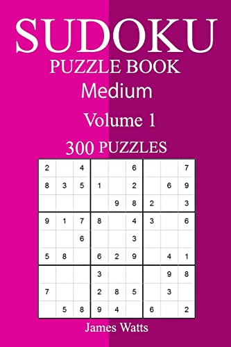 300 Medium Sudoku Puzzle Book