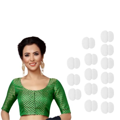Image of Studio Shringaar Women's Zari Brocade Stitched Elbow Length Sleeves Saree Blouse