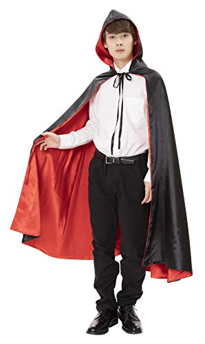 Party City コスプレ ゴーストケープ メンズ 黒 赤