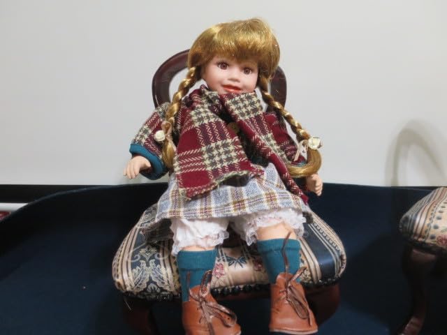 Amazon | 人形館「ドール椅子付きD-274」ビスクドール 洋人形〝ビ