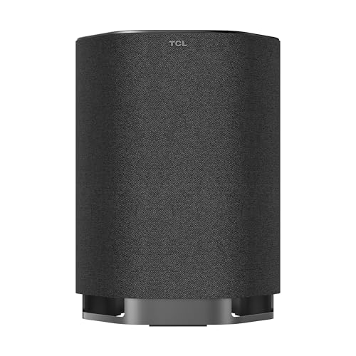 TCL Z100 Wireless Home Theater Subwoofer with Dolby Atmos FlexConnect Technology, 5.25” Woofer, 130W Output Power, Smart Calibration