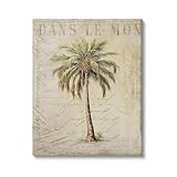 Stupell Industries Vintage Palm Tree Canvas Wall Art by Andrea Haase