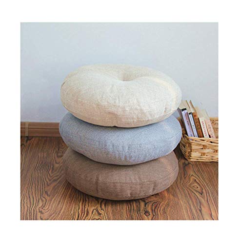 Coussin d'appoint extra large rond et épais pour fauteuil de bureau et sol - 3