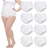 9 Pcs Waterproof Incontinence Underpants Plastic Pants Leak Proof Incontinence Underwear Adult Diaper Cover(l,Clear)