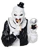 Spirit Halloween Terrifier Art the Clown Bust Statue, Officially Licensed, Horror, Multicolor