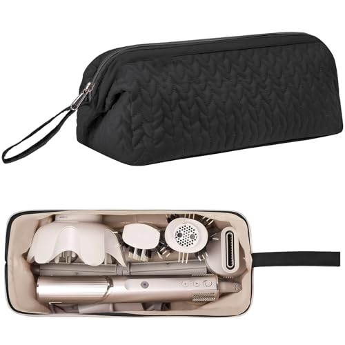 Rodison Travel Storage Bag Compatible with Dyson Supersonic HairDryer Black