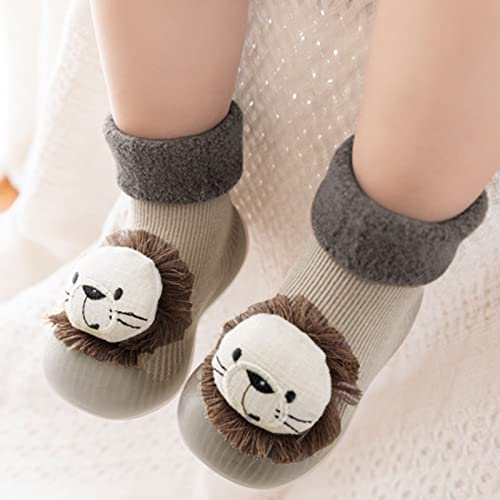 Shoes for Girls Baby Toddler Boys First Walking Socks Shoes Cute Cartoon Animal Non-Skid Slipper Indoor Sneakers3