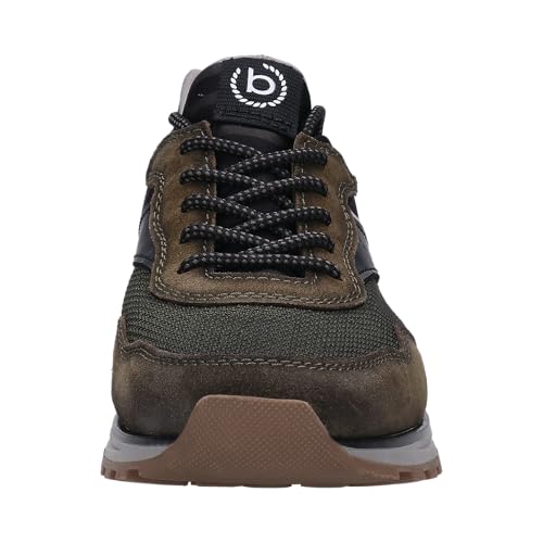 Image of Bugatti Men's Green Casual Low-Heel Slip-On Sneaker