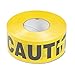 Tatco 10700 Caution Barricade Safety Tape, Yellow, 3W X 1000Ft Roll