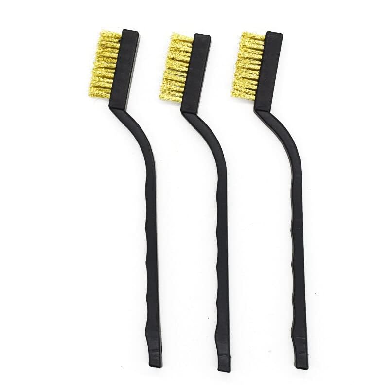 Image of Wire Brush Cleaning Brush Tool Steel Brass Nylon Metal Cleaning Polishing Rust Brush Metal Cleaning Brush Tool Fashion, Abrasive and Finishing Products