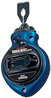 Tajima CR202B-P Chalk Rite II - Contractor Grade Ultra Thin Chalk Line,Blue