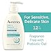 Aveeno Calm + Restore Body Moisturizer Gel for Sensitive Skin, Lightweight Moisturizer to Help Heal Dry Skin with Aloe Vera, Prebiotic Oat and Pro-Vitamin B5, Fragrance Free, 12 OZ