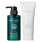 Bio Lucia（ビオルチア）オーガニック シャンプー 300mL×1本 トリートメント 200g×1本 シャンプー トリートメント セット アミノ酸シャンプー 人気 スカルプケア ノンシリコン 弱酸性 白髪 が気になる方にも 美容室 級の仕上がり コンディショナー シャンプーリンスセット