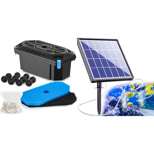 Filtro y Aerador Solar para Estanques Exteriores