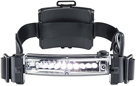 Fox Fury 410-L06 Command LoPro Fire and Impact Resistant Waterproof White LED Helmet Light, 65 Lumens