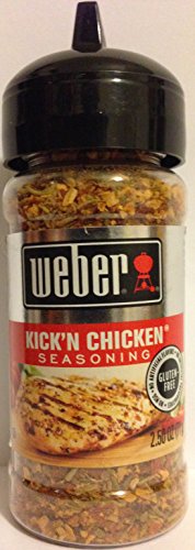 Weber Seasoning - Kick'N Chicken - Net Wt. 2.5 OZ (71 g) Per Bottle - Pack of 3 - image 2