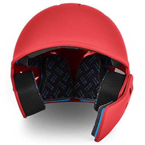Champro Mens Gamer Plus With Reversible Jaw Guard Hx Batting Helmet, Scarlet, Medium Us #TOP2