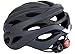 Retrospec CM-3 Bike Helmet with LED Safety Light Adjustable Dial and 24 vents, Matte Graphite