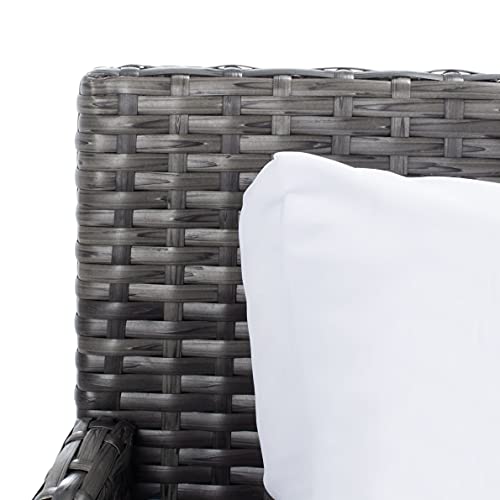 Safavieh PAT7500C Outdoor Collection Cadeo Grey Brown/White Cushion Daybed Pat7500C thumb #10