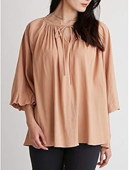 Amazon | [ミラオーウェン] 2Wayパフスリーブギャザーブラウス