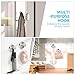 Fliverly 2pcs Suction Cup Hooks for Shower,Inside Shower,Wall,Bathroom,Bedroom,Kitchen,Door,Glass Window, Mirror, Tile, No Drilling Hanging for Towels,Robes,Loofah,hat,Clothing,Wreath (Pro-Sliver)