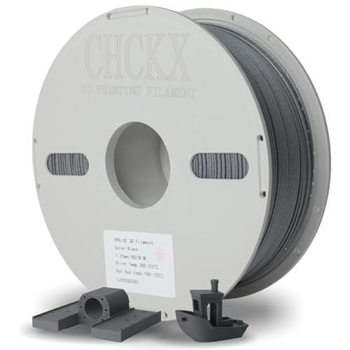 CHCKX PPA-CF 3D Printing Filament Matte Black 1KG 1.75mm 10% Carbon Fiber
