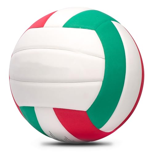 Image of Soft Rubber Lightweight Volleyball for Indoor Training Game Competition, Gym, Outdoor Beach Play, Gift for Kids,Fit for Beginner, Teenager, Adult, 1pcs