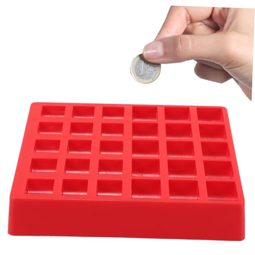 Caja para monedas VILLCASE 2 piezas organizador rojo miniatura 6