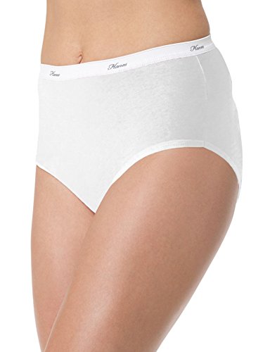 Slip en coton Hanes anti-irritation maintien et douceur lot de 5 blanc