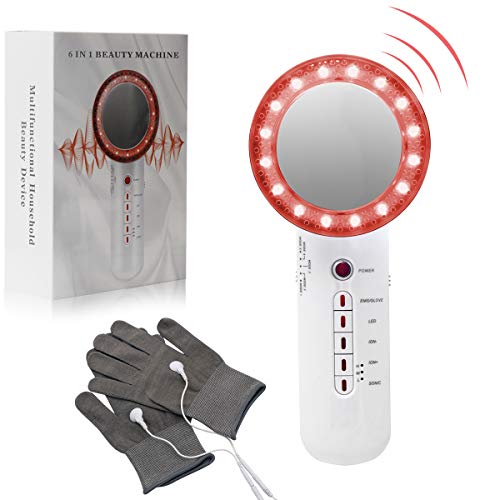 Sliming Machine 6 in 1 EMS Ionic Sliming Massager for Postpartum Repair Body Beauty Device for Women Stomach Waist Thigh Leg Arm Hip Skin Tightening (Best Cavitation Machine On The Market)