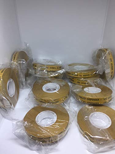 Image of ATG Transfer Gun Double Side Refill Tapes, Reverse Wound Adhesive Transfer Tape Acid Free Gold Paper Liner ATG-750, 1 /2 inch X 36 YD (33M) Pack of 2 Rolls