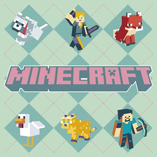 Fifth Sun Little, Big Minecraft Argyle Girls Short Sleeve Tee Shirt2