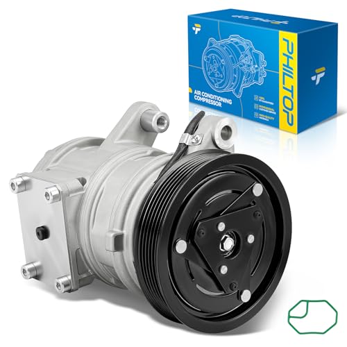 Image of PHILTOP RL116144AE Air Conditioner AC Compressor with Clutch for Jeep Wrangler 1999-2006 4.0L,Grand Cherokee 1999-2004 4.0L