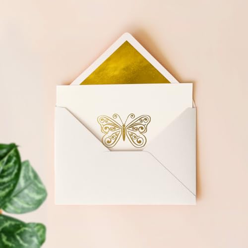 Image of Designer Greetings Blank Note Cards | Boxed Card Set, Matching Envelopes, Foil and Glitter Details