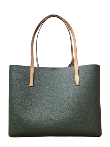 Tory Burch Women’s Blake Pebbled Leather Center Zip Tote Purse