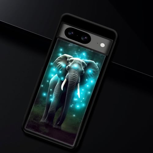 Coque Google Pixel 8 motif éléphant bleu pour vos sorties