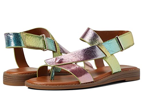 Image of Franco Sarto Womens Glenni Ankle Strap Flat Sandals