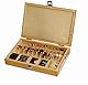 Scheppach 103 teiliges Zubehör-Set mit Holzkoffer | Aufsätze/Werkzeugset für Dekupiersäge Modellbausäge Scheppach DECO-FLEX | 88002730