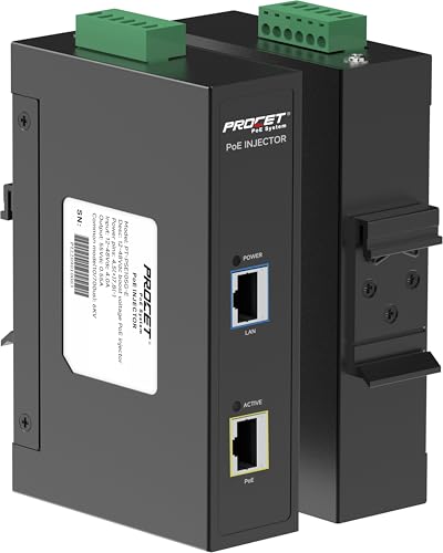Injecteur PoE Gigabit 30W haute puissance avec protection 6 KV contre surtensions