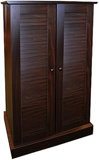 VICTORIA - 600 CD / 250 DVD/Blu-ray Multimedia Storage Cabinet - WALNUT