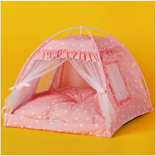 SEIMMIE Cat Princess Bed Tent House - Kitty Cute...