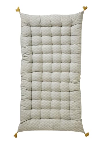 Vertbaudet Bodenmatratze mit Pompons hellgrau Bedruckt ONE Size