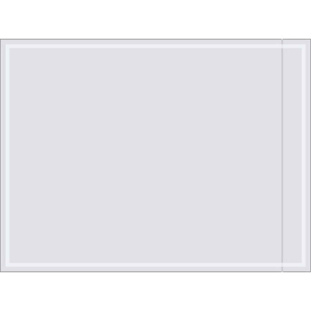 Clear Adhesive Side Loading Packing List Document Envelopes, 4 1/2