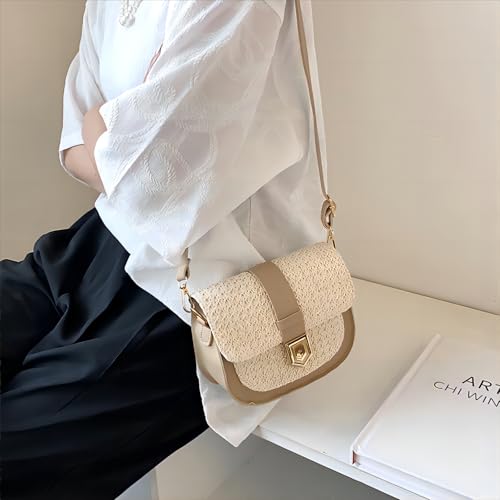 CHARMORE Crossbody Bag for Women Small Straw Beach Shoulder Bag Stylish Woven Bags Travel Handbags3