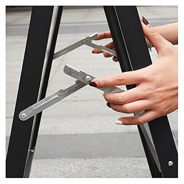 Tafelstandaard recht dubbelzijdige presentatie Heavy Duty Coated Steel Metalen A-Frame Vouwen Sidewalk Sign Menu Display for Restaurant Wedding Indoor en Outdoor Gebruik Sign Holder Poster Stand