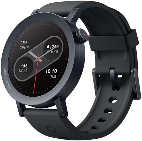 （16:30時点） 「 2024年度グッドデザイン賞受賞」CMF by Nothing Watch Pro 2 スマートウォッチ / 1&quot;32 AMOLEDディスプレイ / 11日間のバッテリーライフ / Bluetooth通話付き/内蔵マルチシステムGPS/ジェスチャー制御/機能リューズ/直感的なナビゲーション 睡眠検出 活動量計/インテリジェント・モーション・アルゴリズム（ダークグレー)
