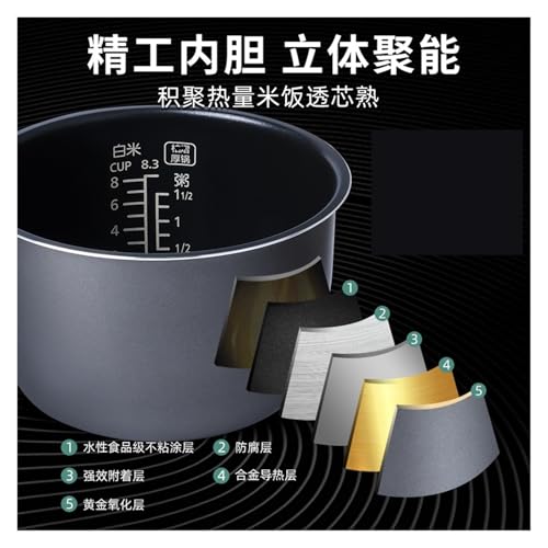 WHDEKGD Electric Rice Cooker Inner Pot Compatible For Panasonic Electric Rice Cooker 4L Inner Pot DY152/DF151/DFE155 Pot Liner Pot Core Inner Pot Liner Accessories - Image 2