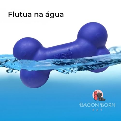 Osso Grande Maciço Resistente P/Pitbull Labrador Golden Big Bull Porte Grande (Vermelho)